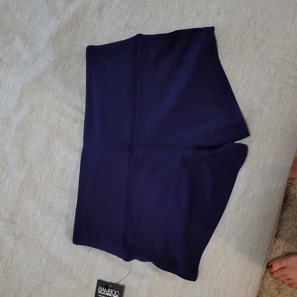 NwT Public Myth Bamboo Booty Shorts - Grape, size Large - Picture 2 of 7